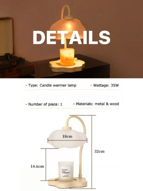 Cloud Candle Warmer Lamp with Timer — Cute Large Candle Warmer