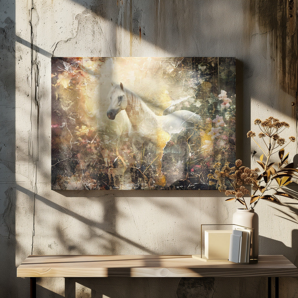 Horse Wall Art Print — Stunning Equestrian Canvas Decor