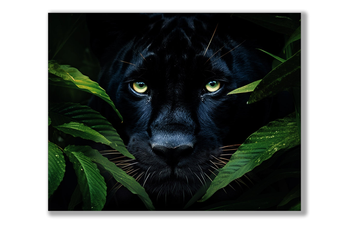 Rare Black Jaguar - Wall Decor-