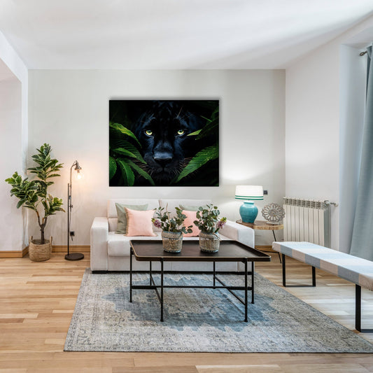 Rare Black Jaguar - Wall Decor-