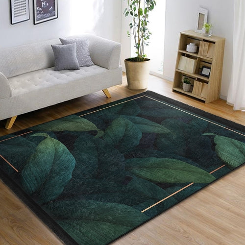 Floral Pattern Home Decor Washable Area Rug