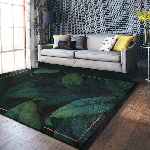 Floral Pattern Home Decor Washable Area Rug
