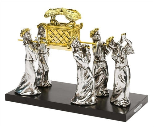 Holy Land Gifts 43804 Statue Ark Of The Covenant With Priests On Wood