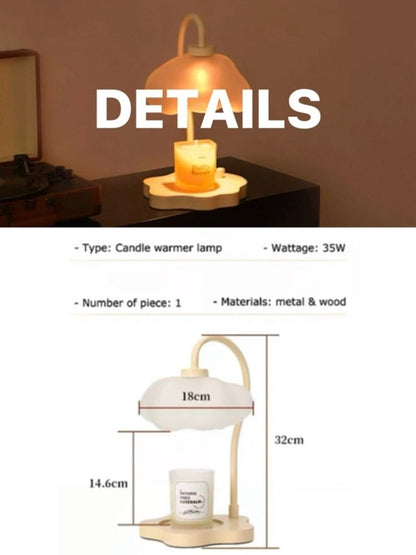 Cloud Candle Warmer Lamp with Timer — Cute Large Candle Warmer