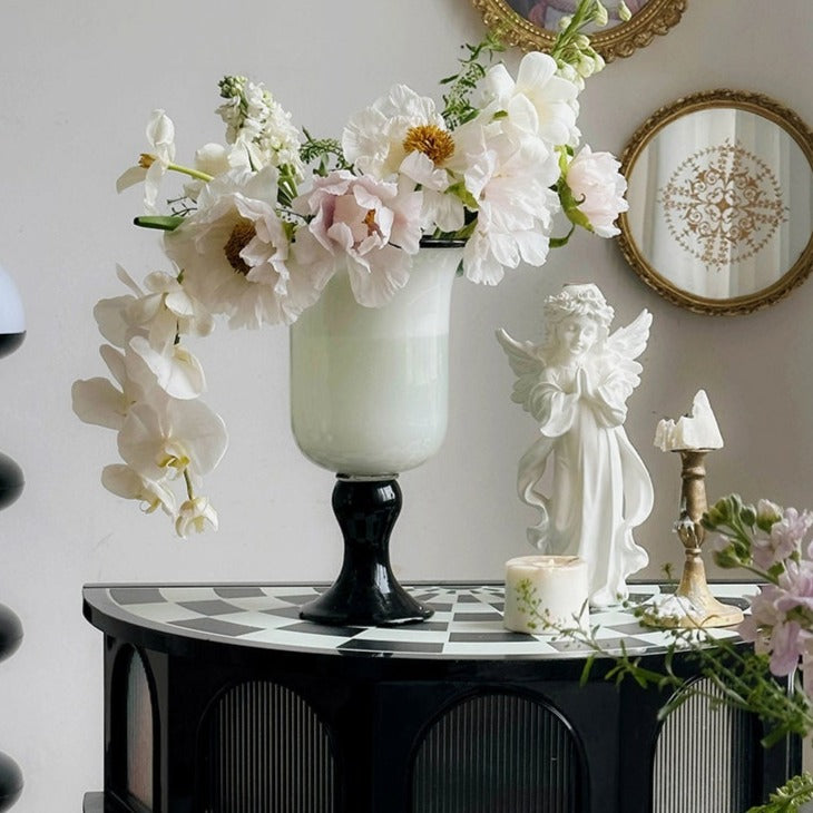 Elegance Glass Flower Vase — Modern Minimalist Home Decor